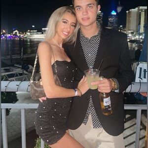 Black Studded Mini Dress
